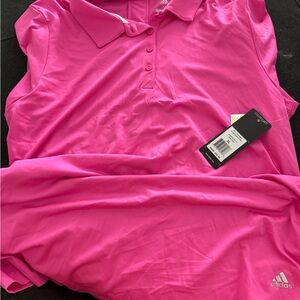adidas Pink Golf Shirt